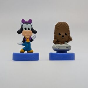 Disneyland 70th anniversary McDonald’s happy meal figures Chewy and Clarabelle